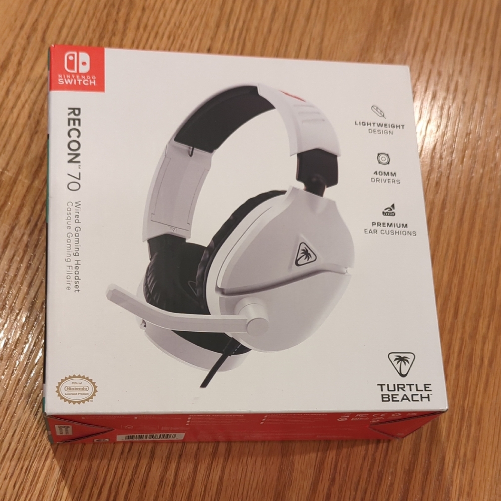 Turtle Beach Recon 70 White Gaming Headset